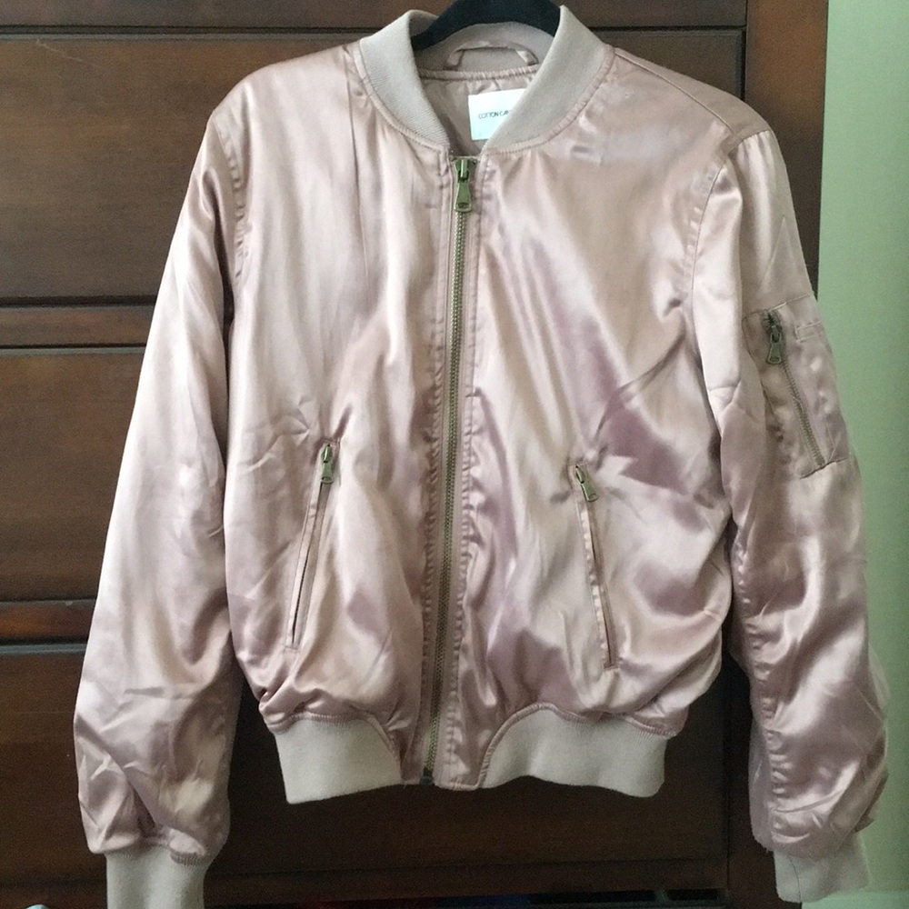 Silk Bomber Jacket - Urban Outfitters